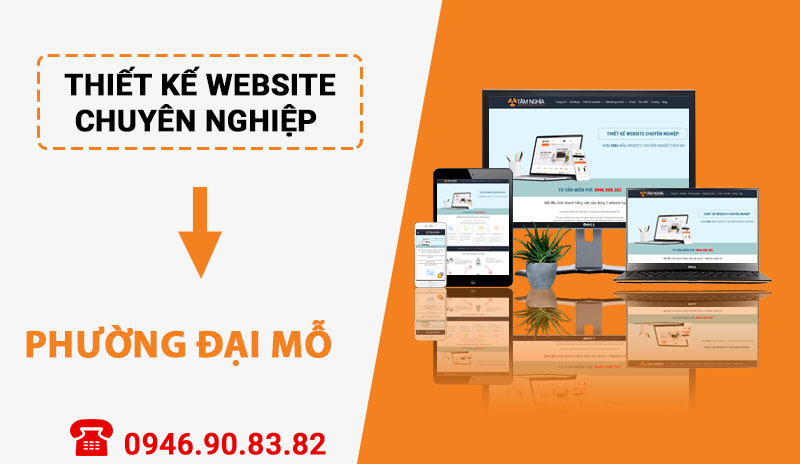 Thiết kế website tại phường Đại Mỗ