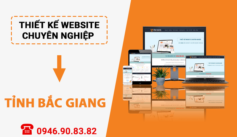 Thiết kế website tại tỉnh Bắc Giang
