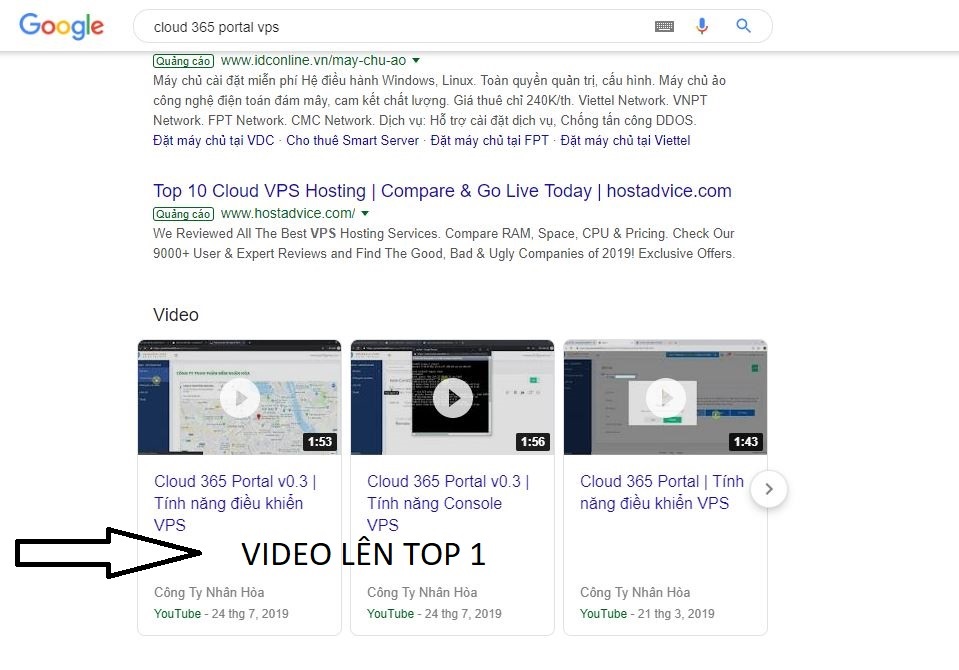 Seo video Youtube lên top sau 1 ngày 