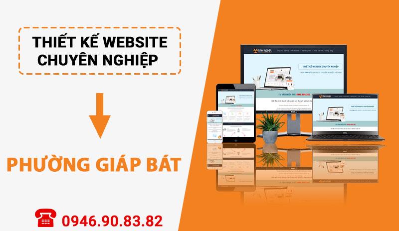 Thiết kế website chuyên nghiệp tại Phường Giáp Bát - Hoàng Mai