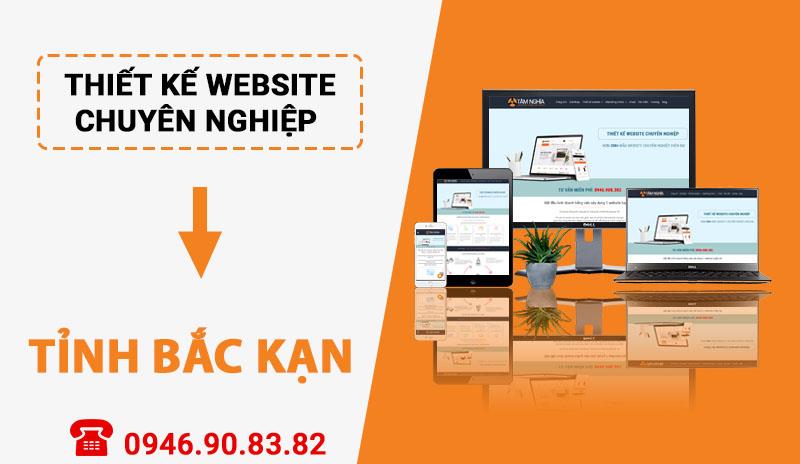 Thiết kế website chuyên nghiệp tại Tỉnh Bắc Kạn