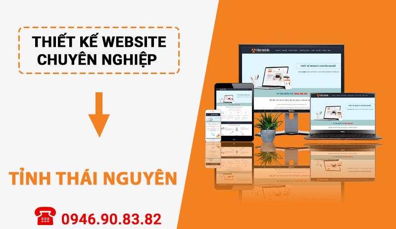 Thiết kế website chuyên nghiệp tại Tỉnh Thái Nguyên
